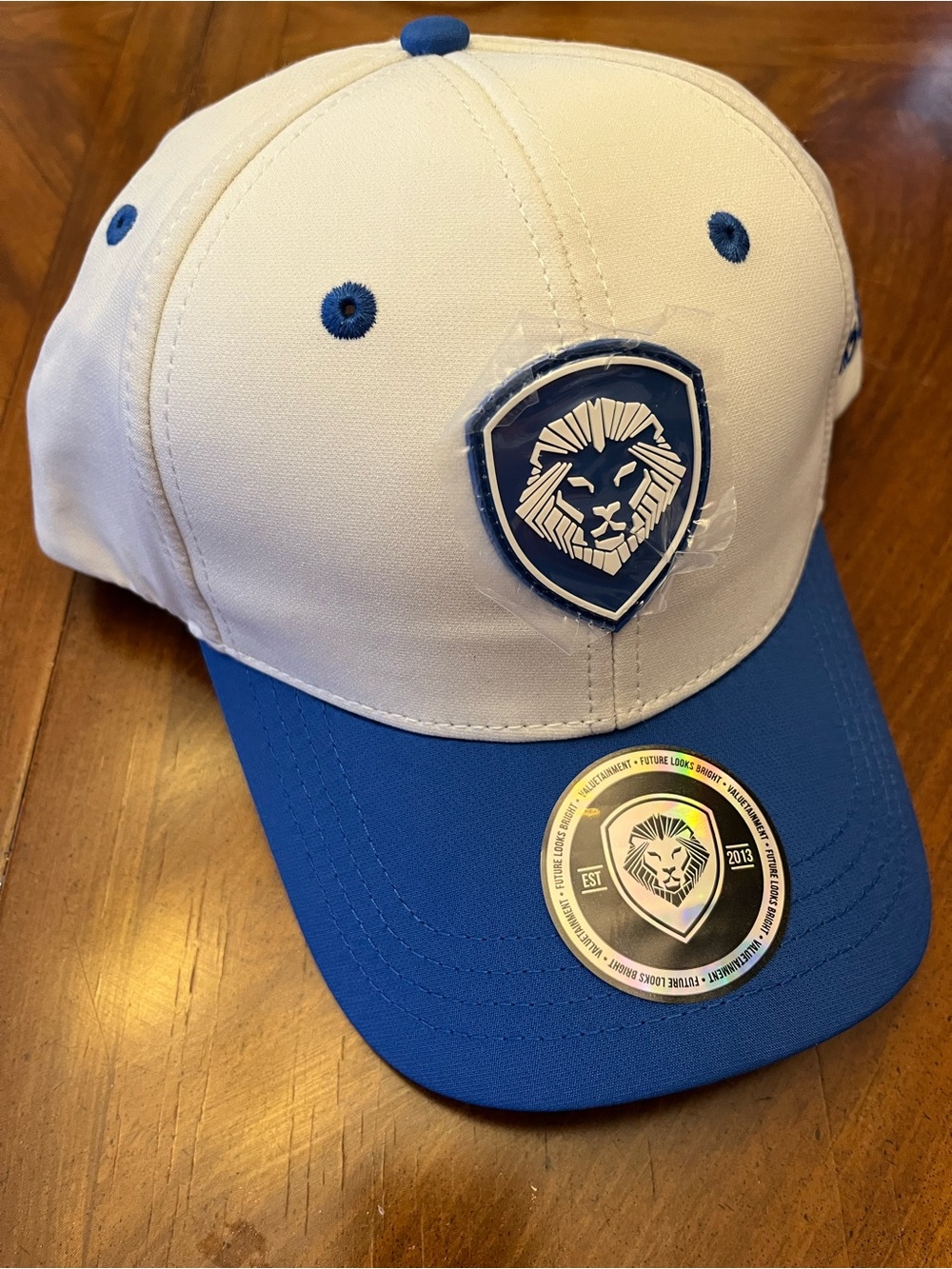 Lion "Future Looks Bright" Royal Blue & White Snapback Hat